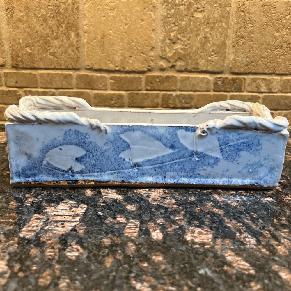 Gorgeous Studio Pottery Piece in Blue and White